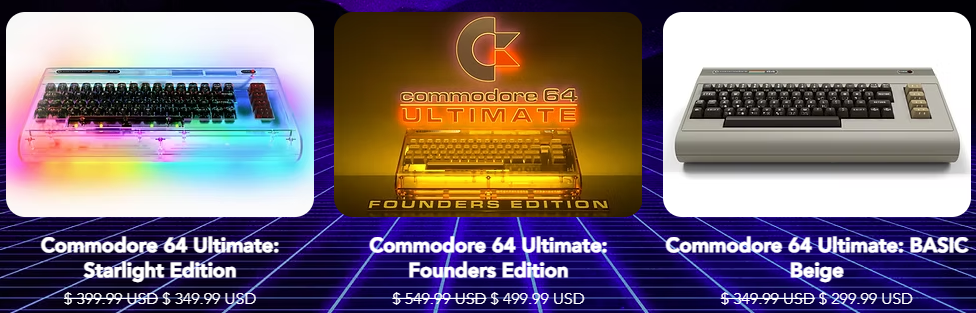 From Commodore.net, as of July 2025